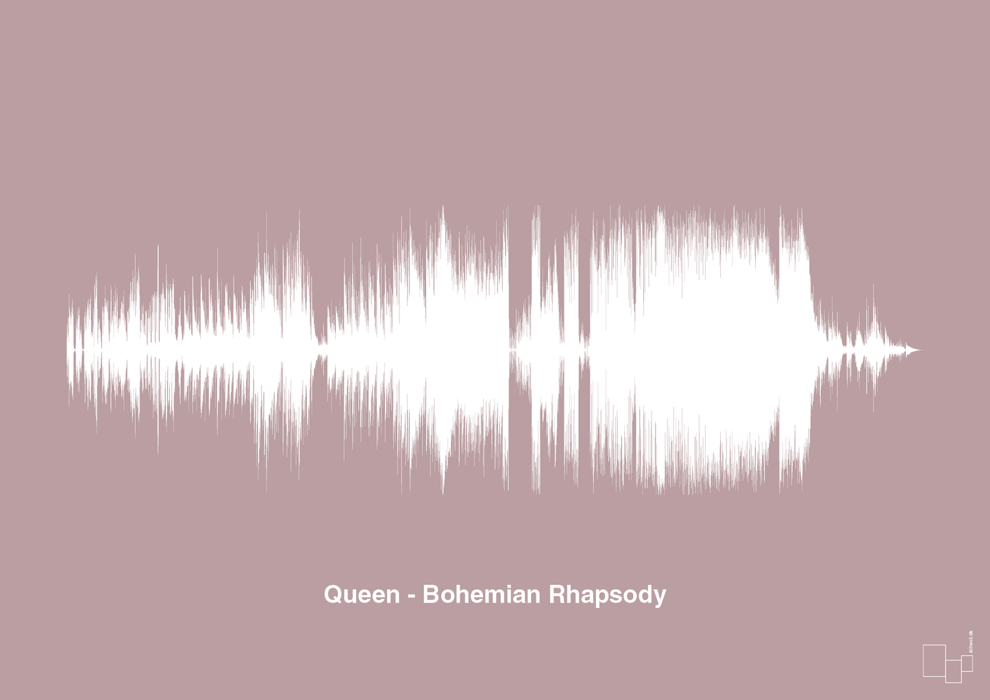 plakat: queen - bohemian rhapsody - light rose-Soundwave-A1two3
