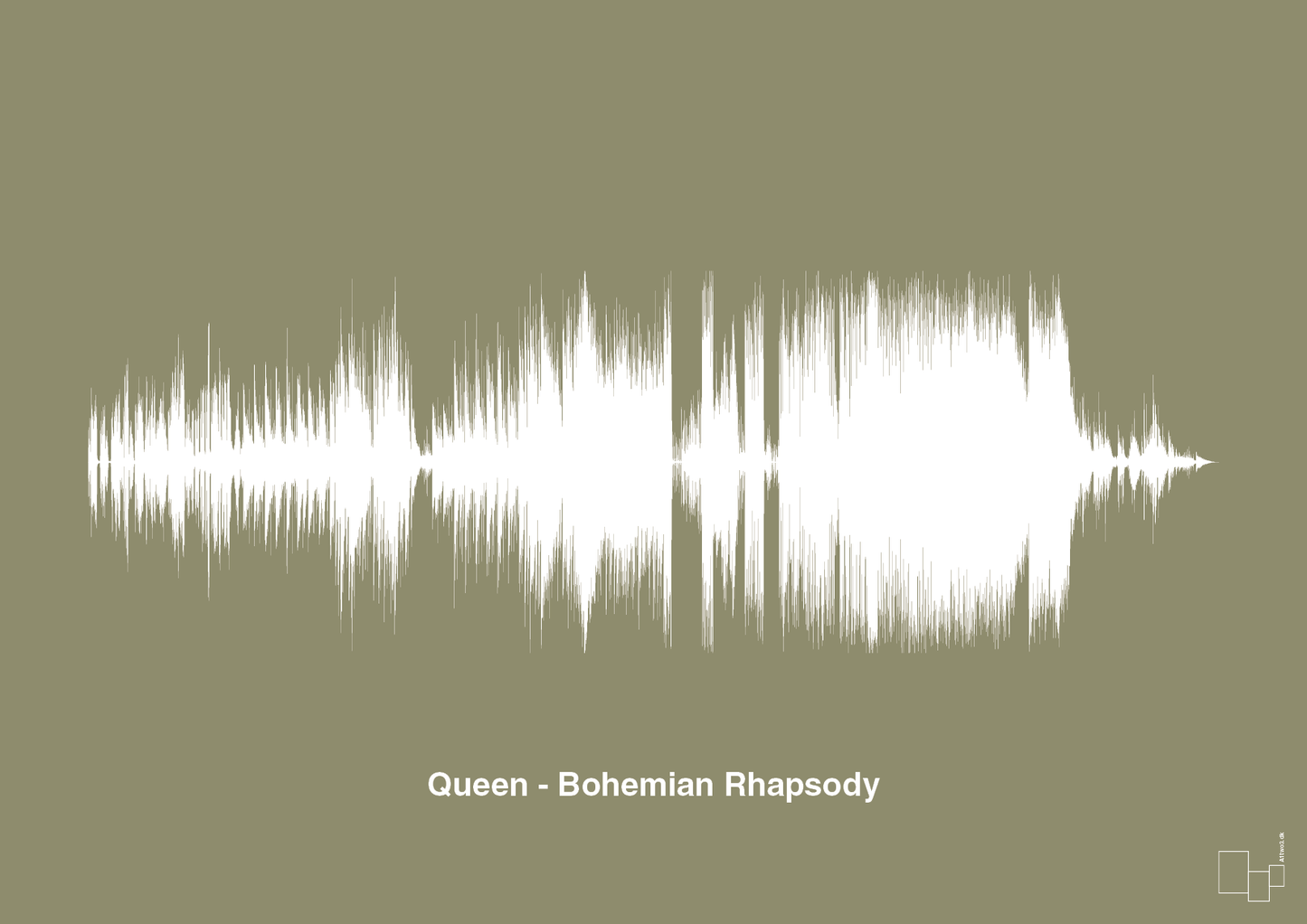 plakat: queen - bohemian rhapsody - misty forrest-Soundwave-A1two3