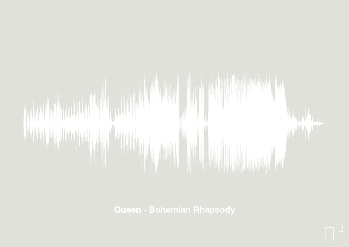 plakat: queen - bohemian rhapsody - painters white-Soundwave-A1two3