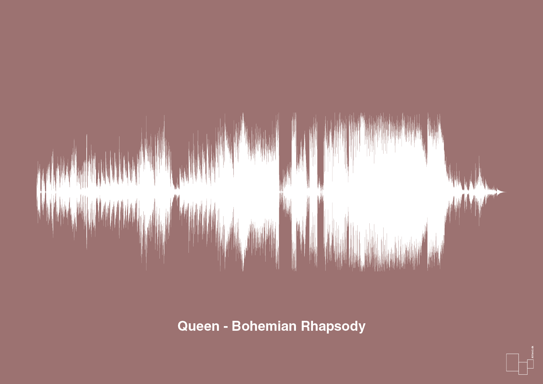 plakat: queen - bohemian rhapsody - plum-Soundwave-A1two3
