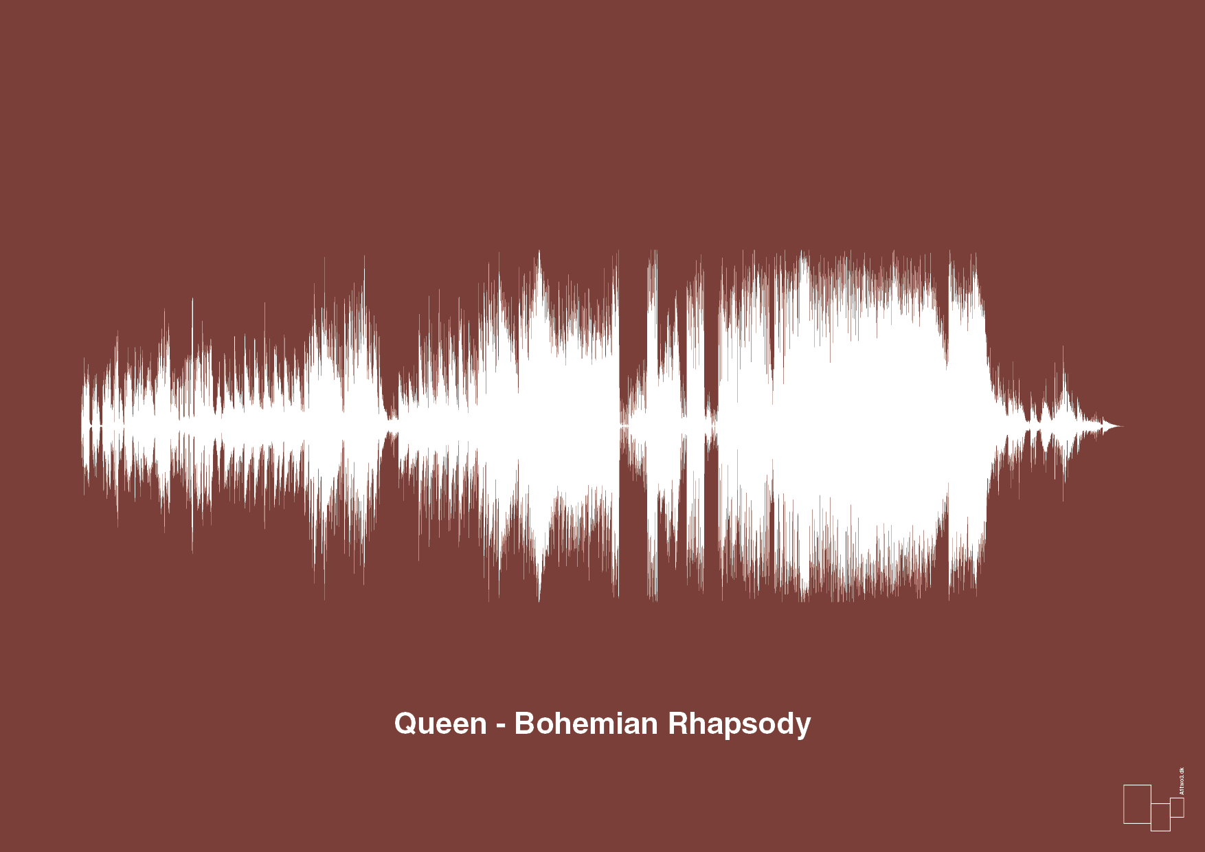 plakat: queen - bohemian rhapsody - red pepper-Soundwave-A1two3