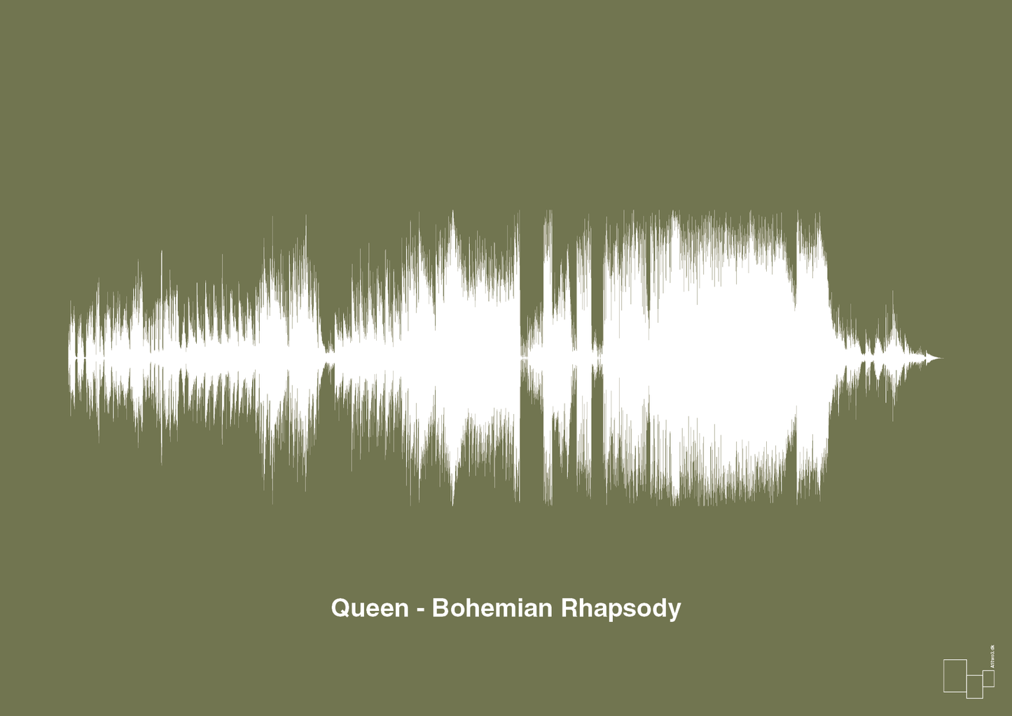 plakat: queen - bohemian rhapsody - secret meadow-Soundwave-A1two3