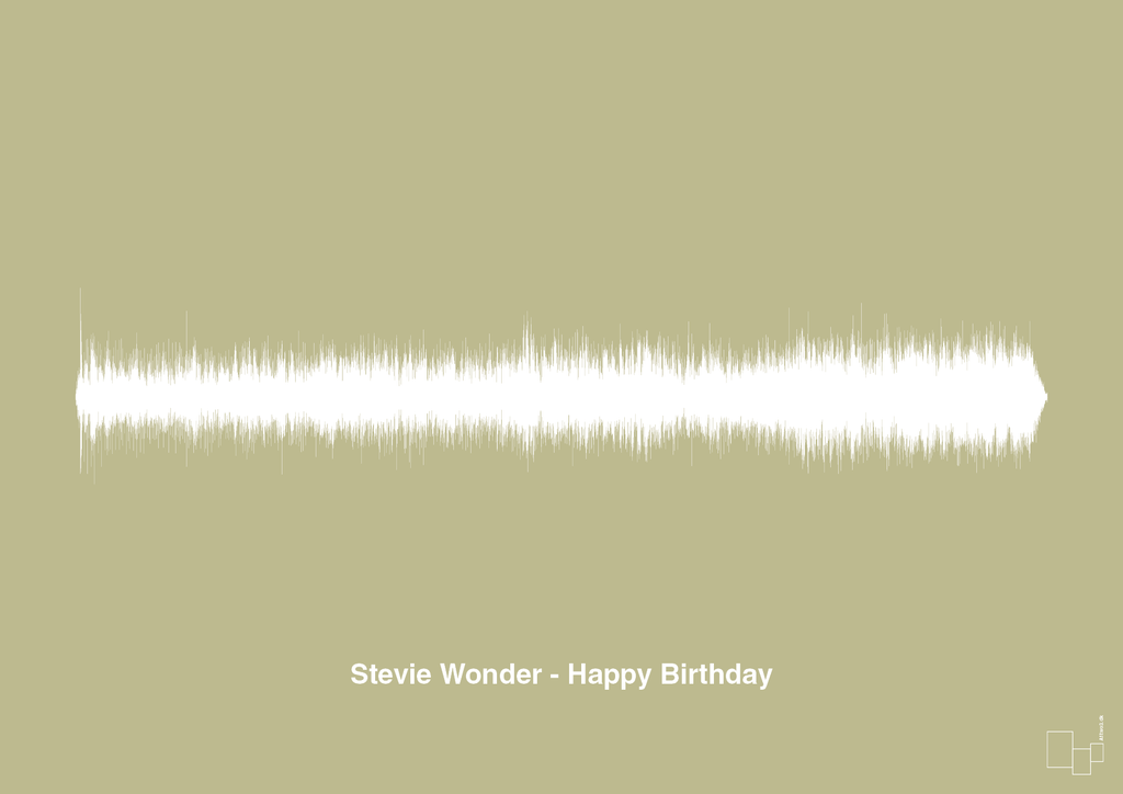 plakat: stevie wonder - happy birthday - back to nature-Soundwave-A1two3