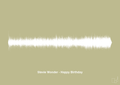 plakat: stevie wonder - happy birthday - back to nature-Soundwave-A1two3