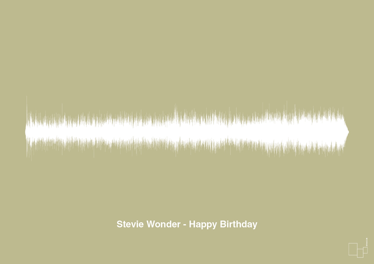 plakat: stevie wonder - happy birthday - back to nature-Soundwave-A1two3