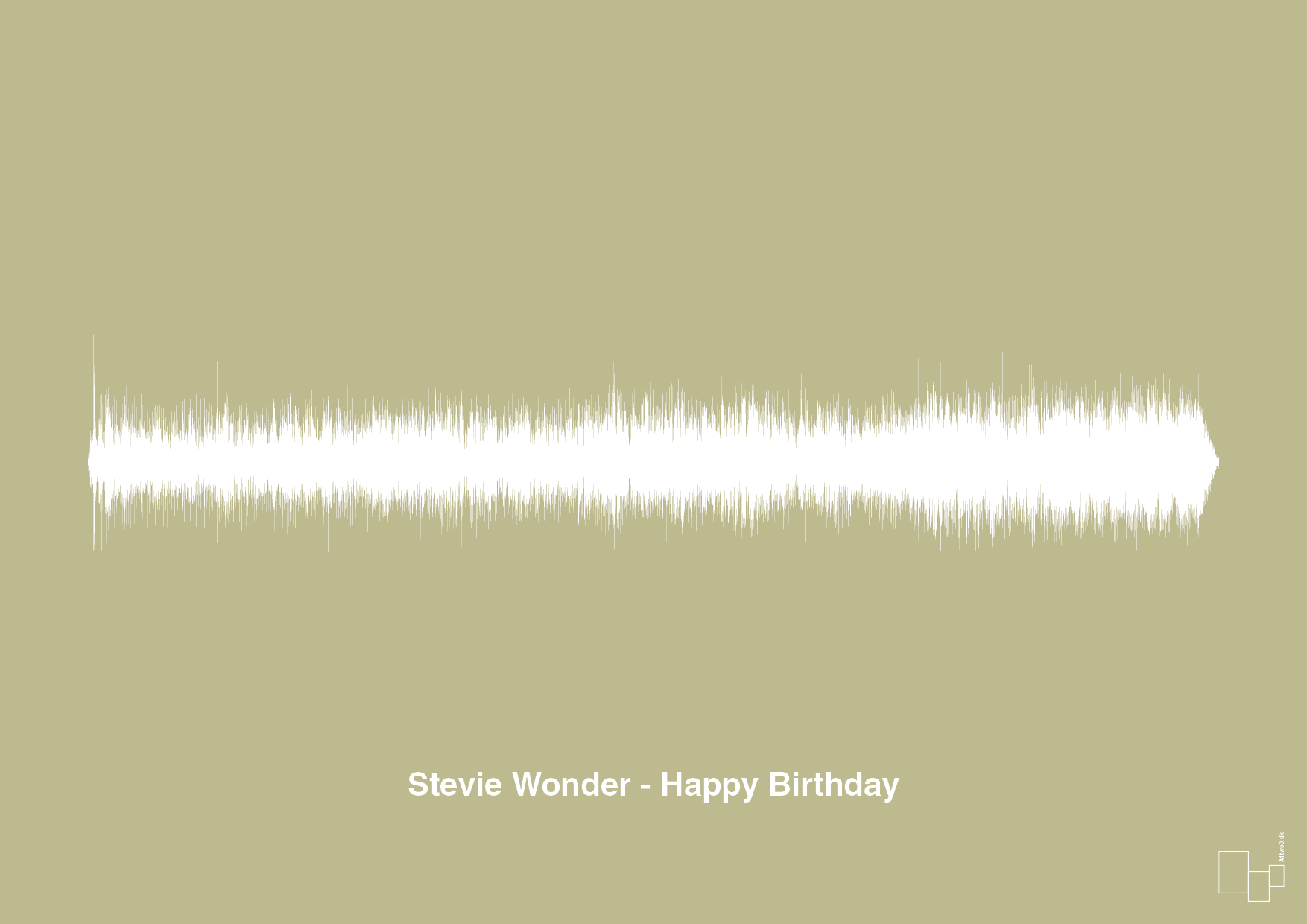 plakat: stevie wonder - happy birthday - back to nature-Soundwave-A1two3