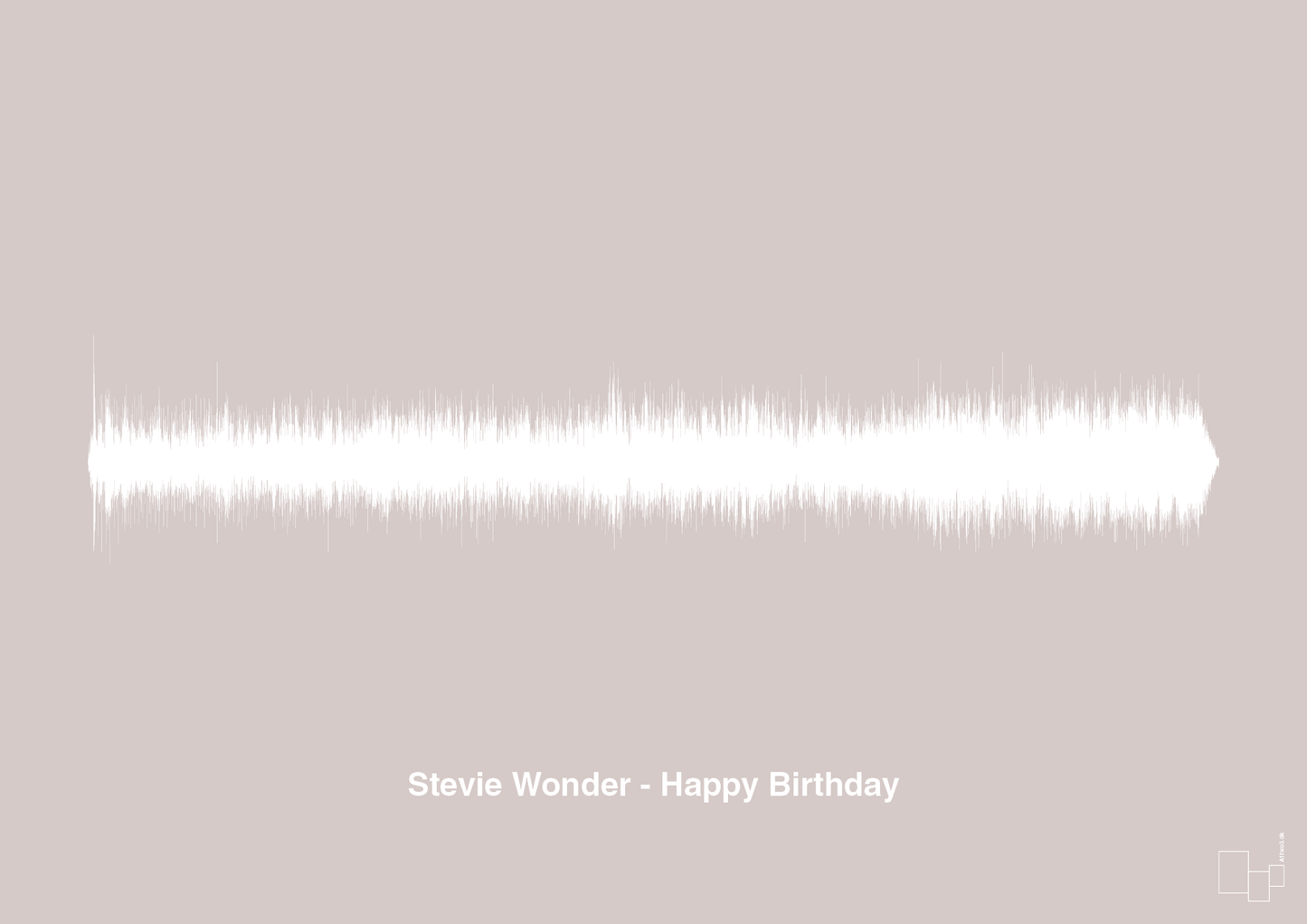 plakat: stevie wonder - happy birthday - broken beige-Soundwave-A1two3