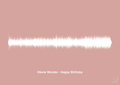 plakat: stevie wonder - happy birthday - bubble shell-Soundwave-A1two3
