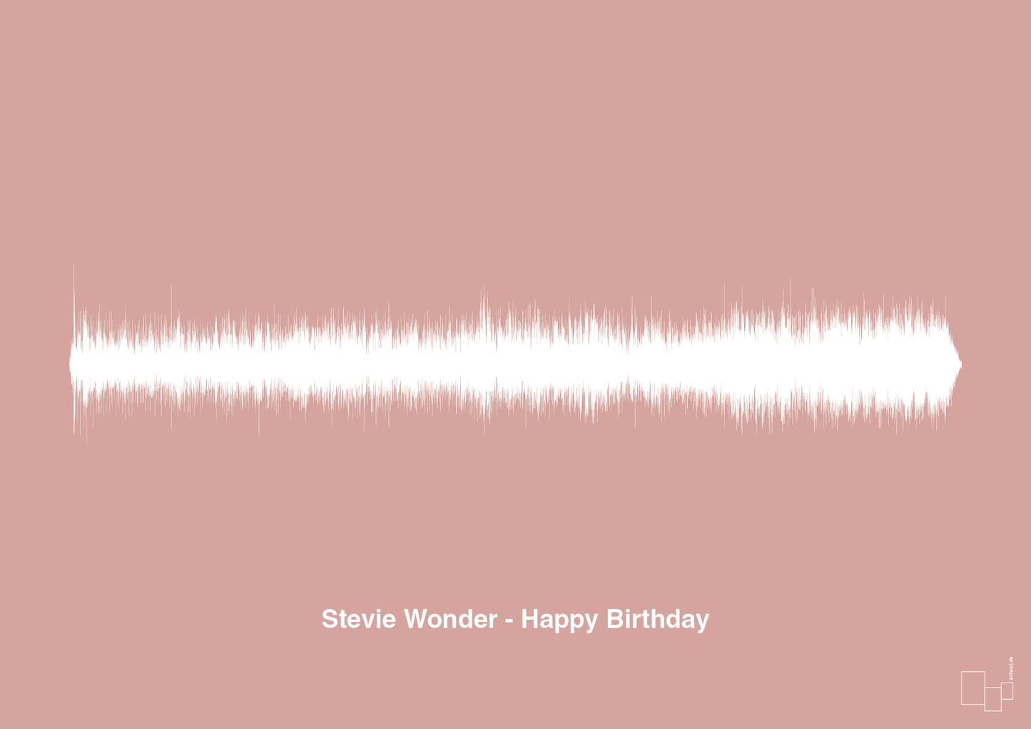 plakat: stevie wonder - happy birthday - bubble shell-Soundwave-A1two3