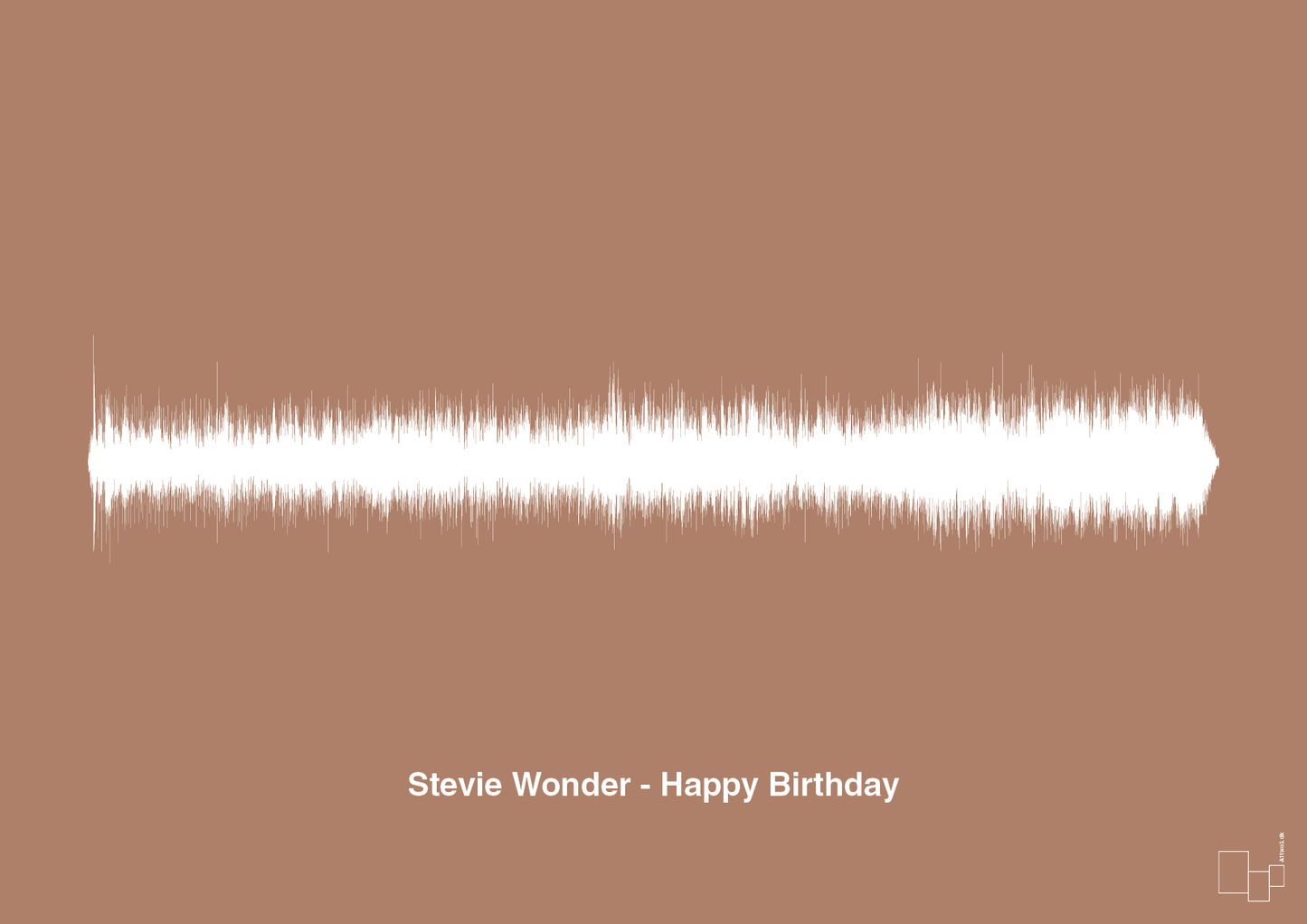 plakat: stevie wonder - happy birthday - cider spice-Soundwave-A1two3