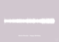 plakat: stevie wonder - happy birthday - dusty lilac-Soundwave-A1two3