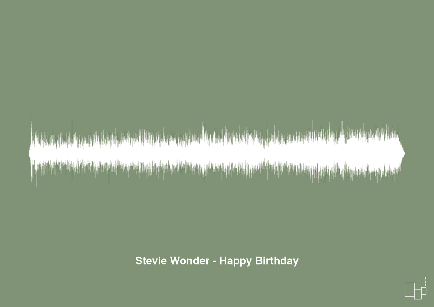 plakat: stevie wonder - happy birthday - jade-Soundwave-A1two3
