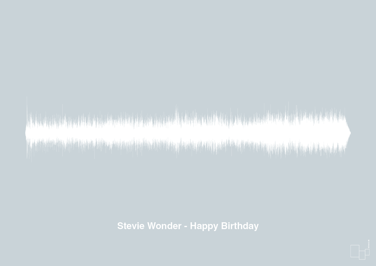 plakat: stevie wonder - happy birthday - light drizzle-Soundwave-A1two3