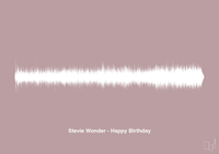 plakat: stevie wonder - happy birthday