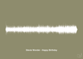 plakat: stevie wonder - happy birthday - misty forrest-Soundwave-A1two3