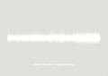 plakat: stevie wonder - happy birthday - painters white-Soundwave-A1two3