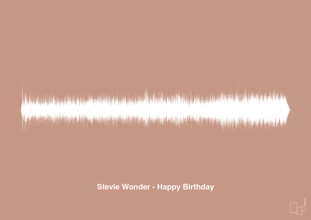 plakat: stevie wonder - happy birthday - powder-Soundwave-A1two3