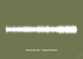 plakat: stevie wonder - happy birthday - secret meadow-Soundwave-A1two3