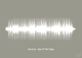 plakat: survivor - eye of the tiger - battleship gray-Soundwave-A1two3