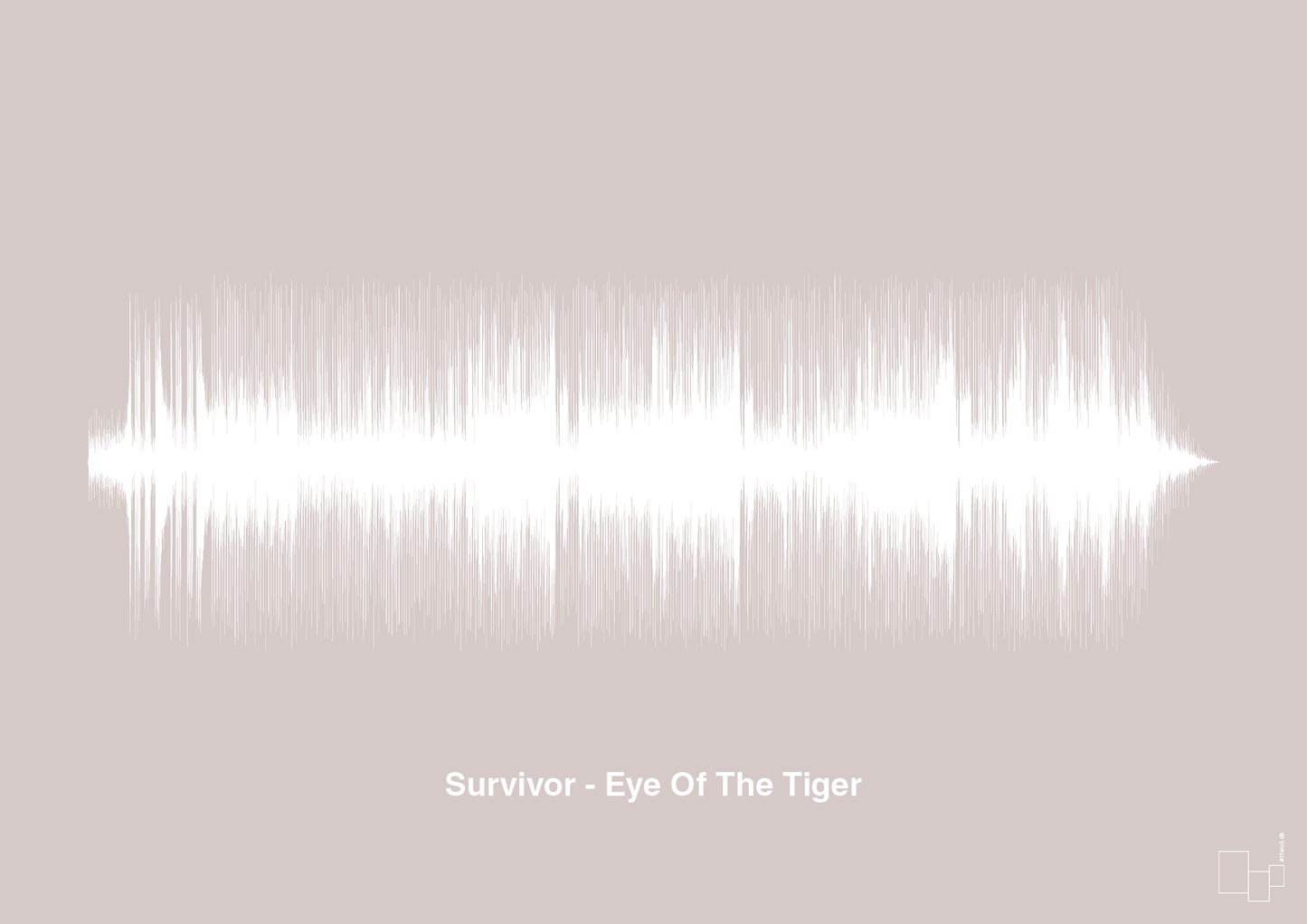 plakat: survivor - eye of the tiger - broken beige-Soundwave-A1two3