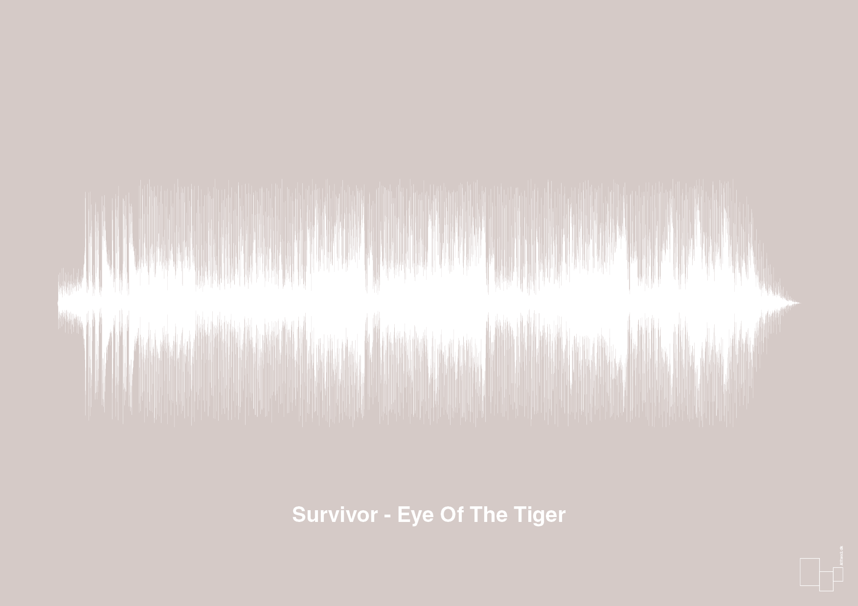 plakat: survivor - eye of the tiger - broken beige-Soundwave-A1two3