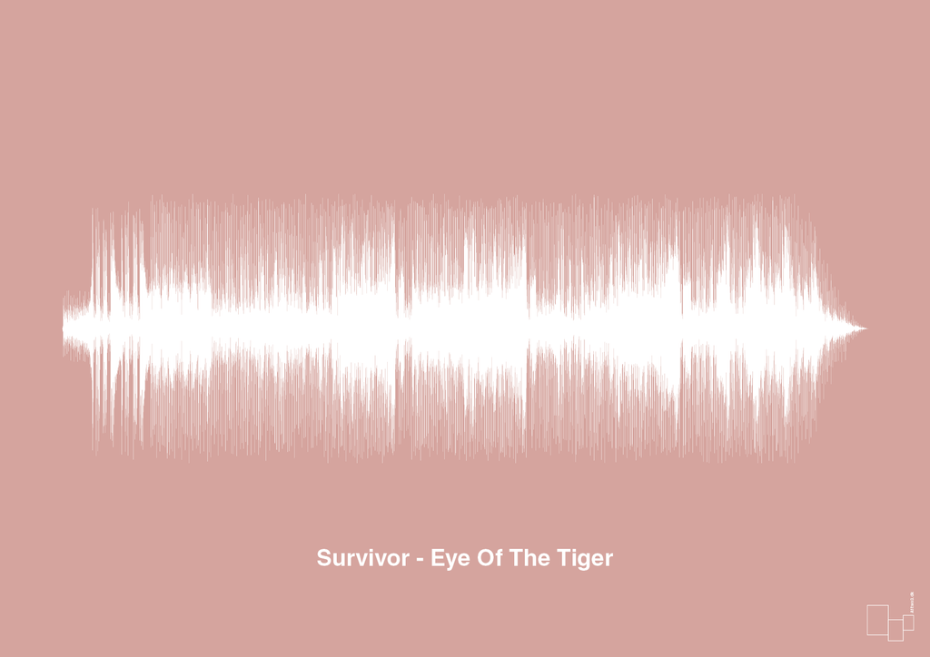 plakat: survivor - eye of the tiger - bubble shell-Soundwave-A1two3