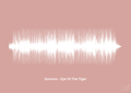 plakat: survivor - eye of the tiger - bubble shell-Soundwave-A1two3
