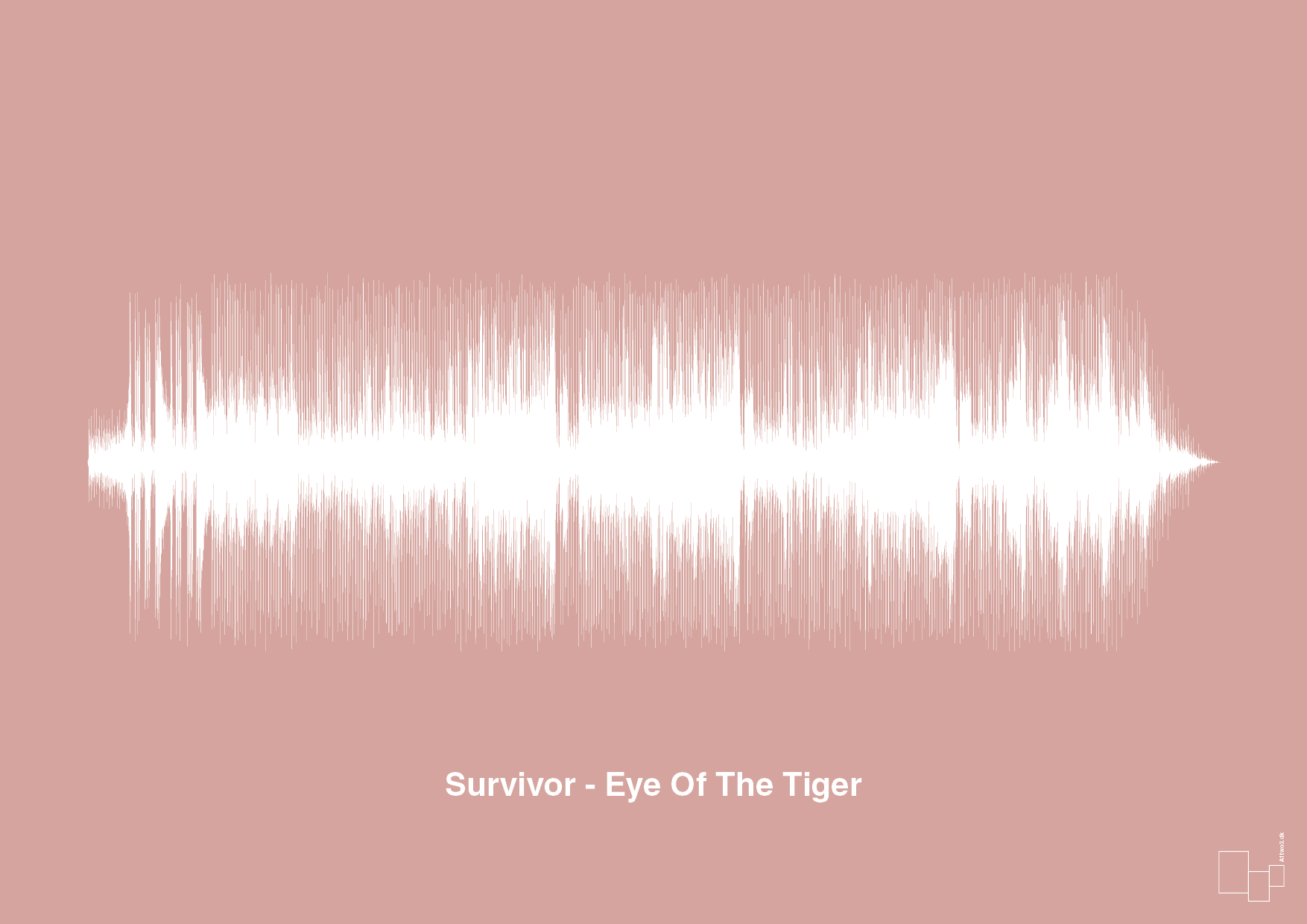 plakat: survivor - eye of the tiger - bubble shell-Soundwave-A1two3