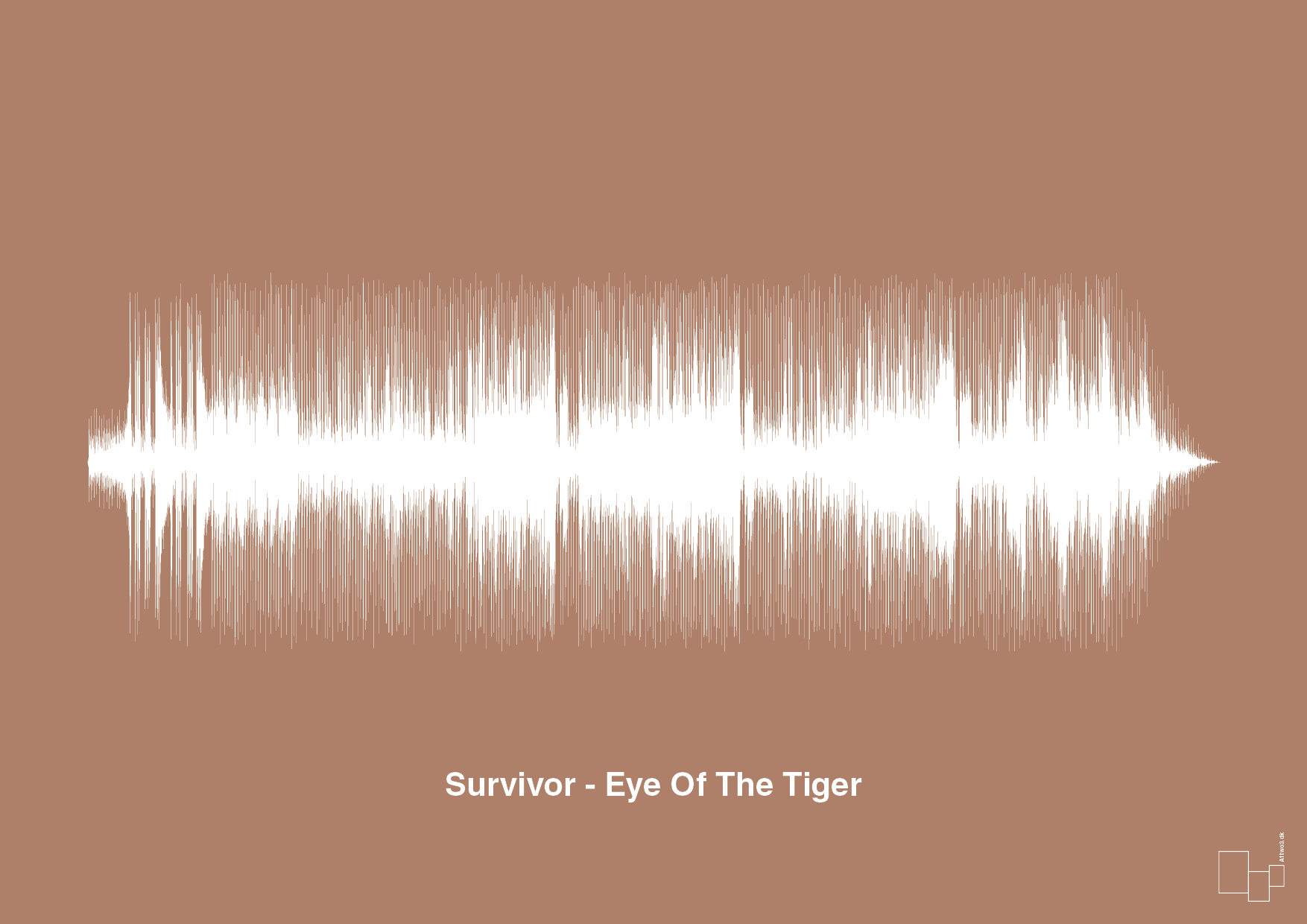 plakat: survivor - eye of the tiger - cider spice-Soundwave-A1two3