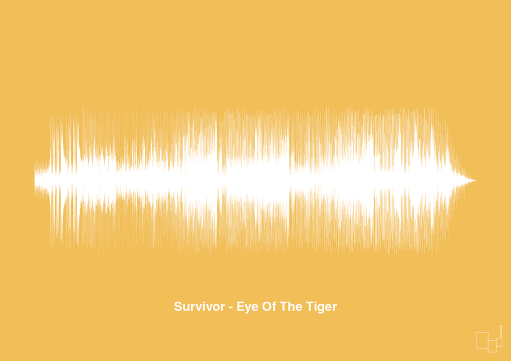 plakat: survivor - eye of the tiger - honeycomb-Soundwave-A1two3