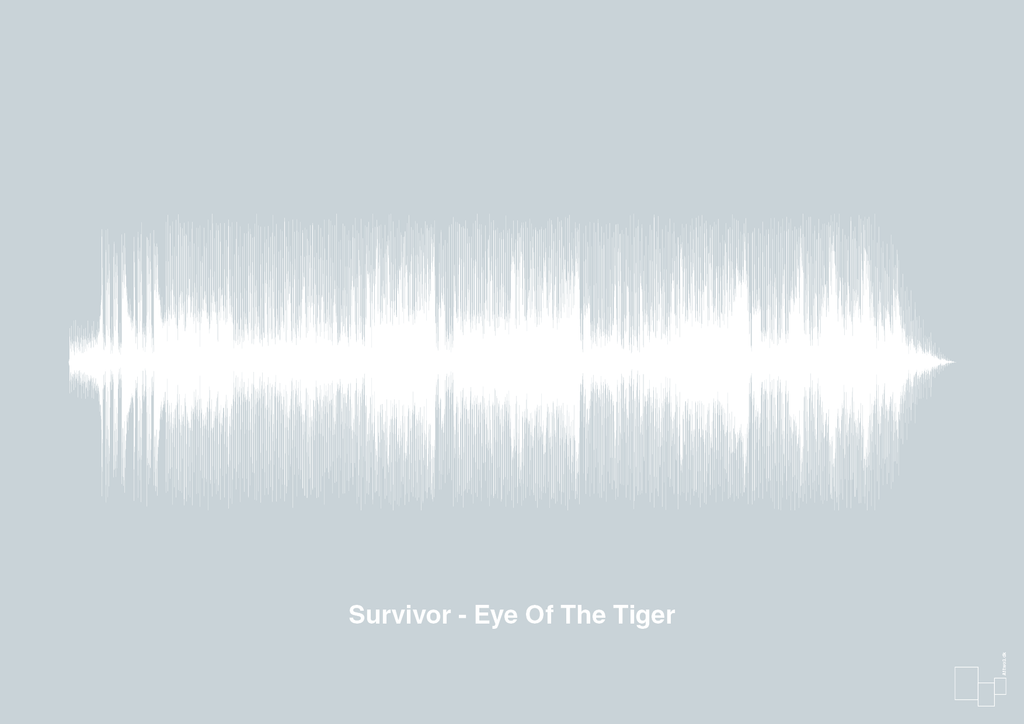 plakat: survivor - eye of the tiger - light drizzle-Soundwave-A1two3