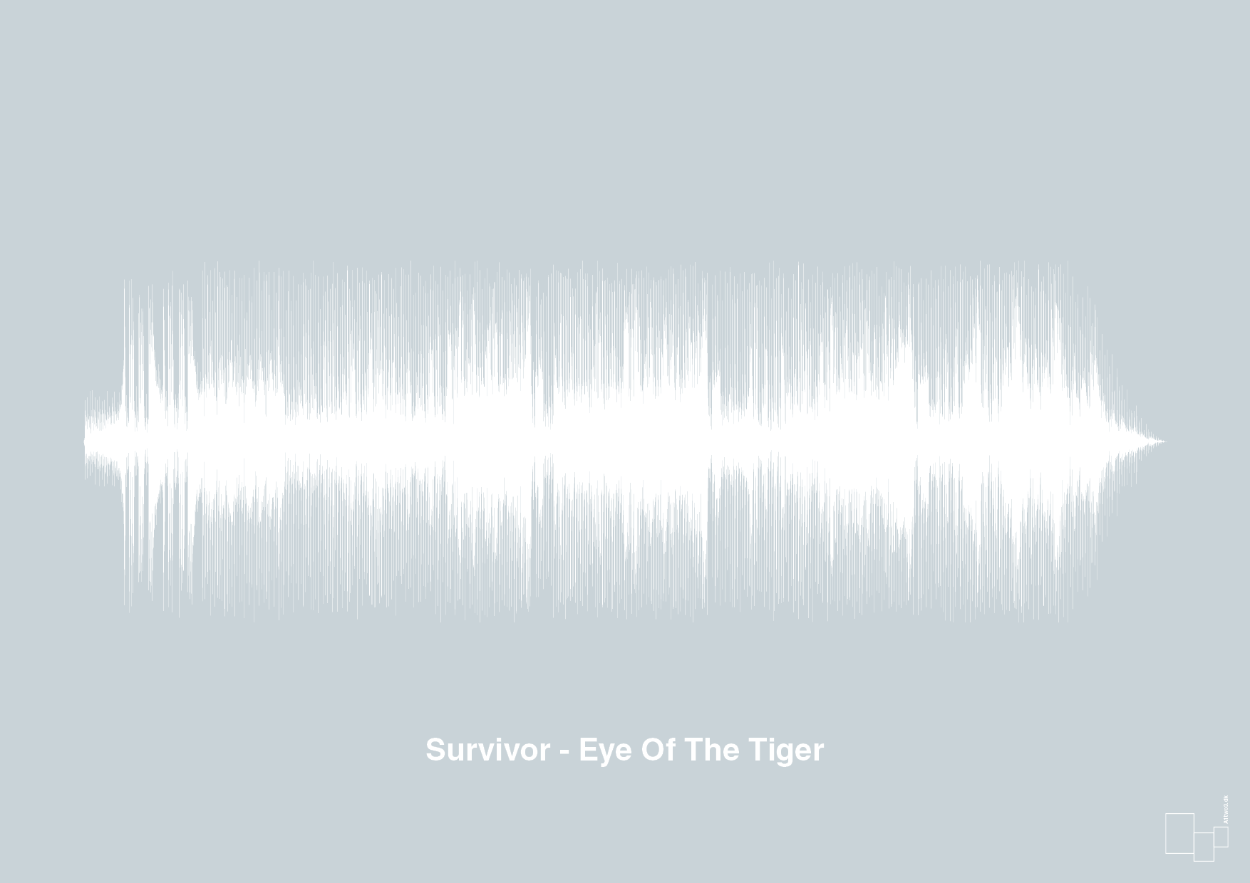 plakat: survivor - eye of the tiger - light drizzle-Soundwave-A1two3