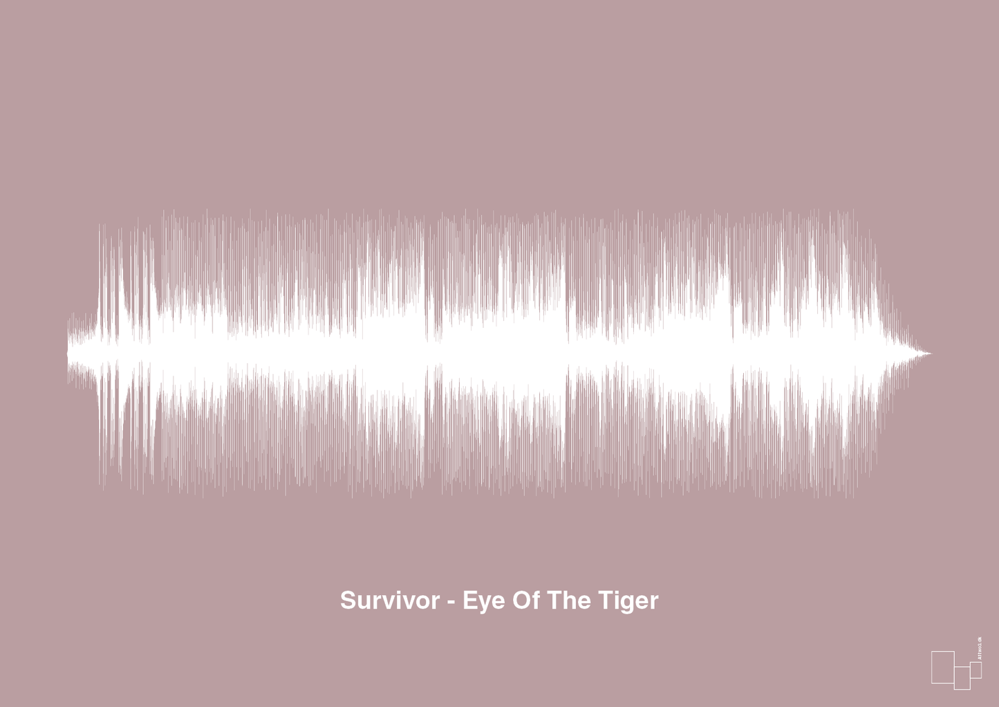 plakat: survivor - eye of the tiger - light rose-Soundwave-A1two3