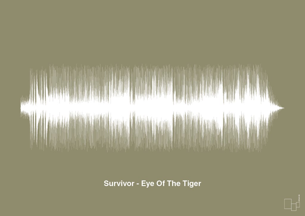 plakat: survivor - eye of the tiger - misty forrest-Soundwave-A1two3