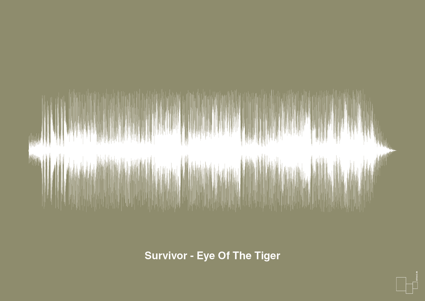 plakat: survivor - eye of the tiger - misty forrest-Soundwave-A1two3