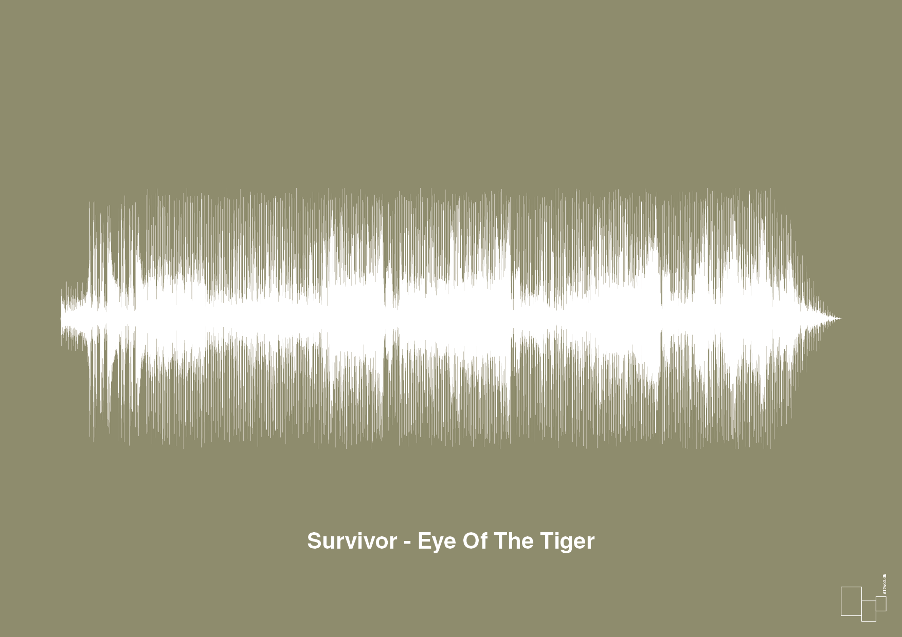 plakat: survivor - eye of the tiger - misty forrest-Soundwave-A1two3