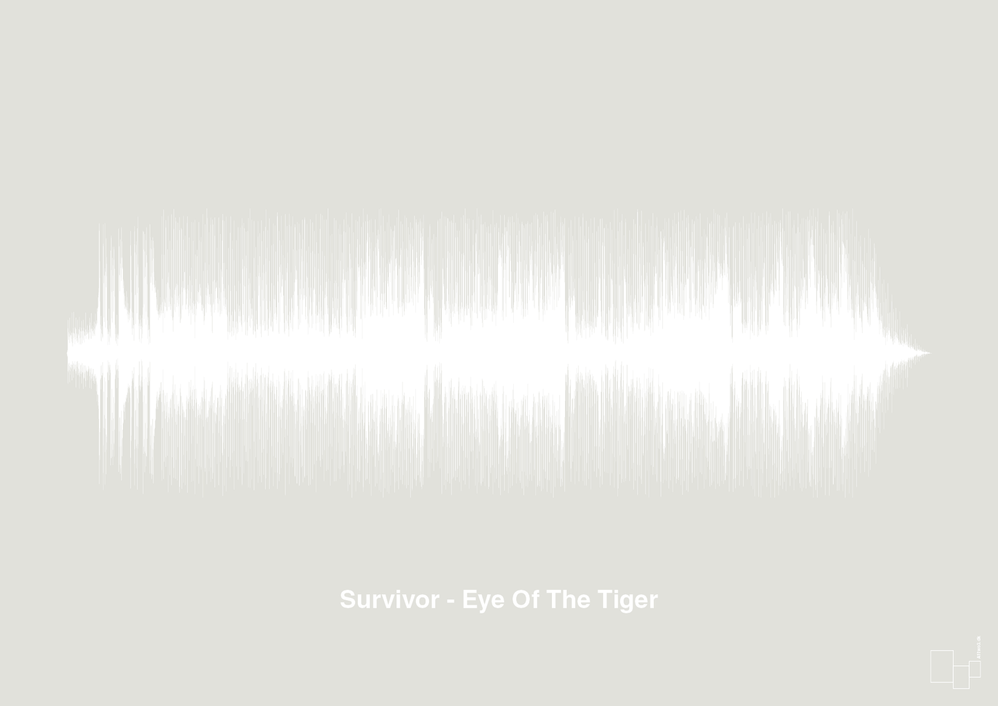 plakat: survivor - eye of the tiger - painters white-Soundwave-A1two3
