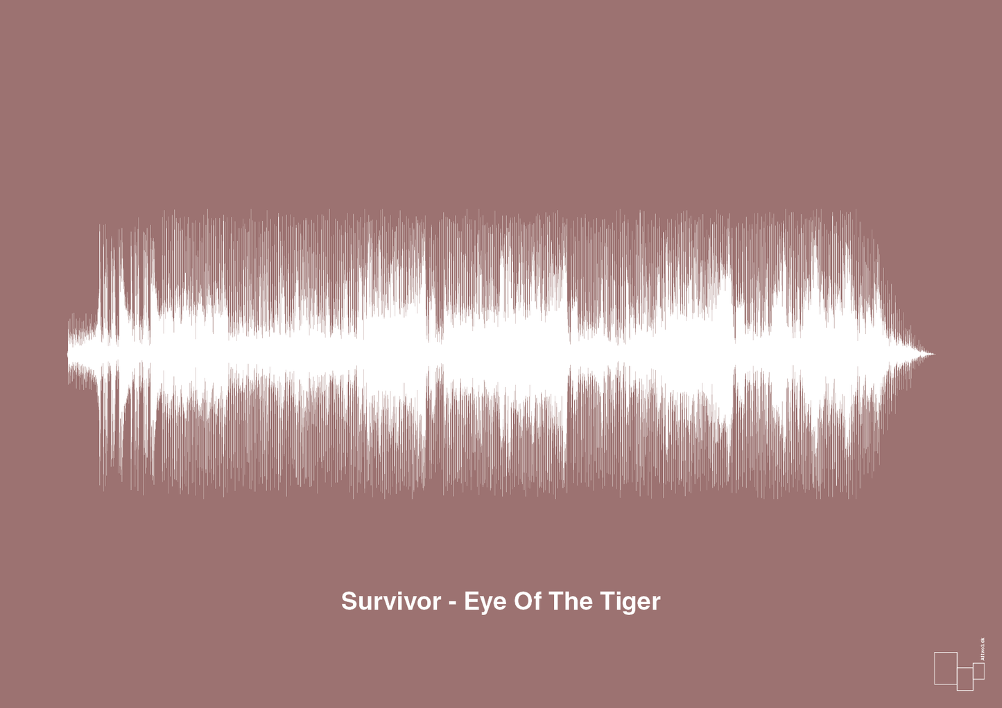 plakat: survivor - eye of the tiger - plum-Soundwave-A1two3