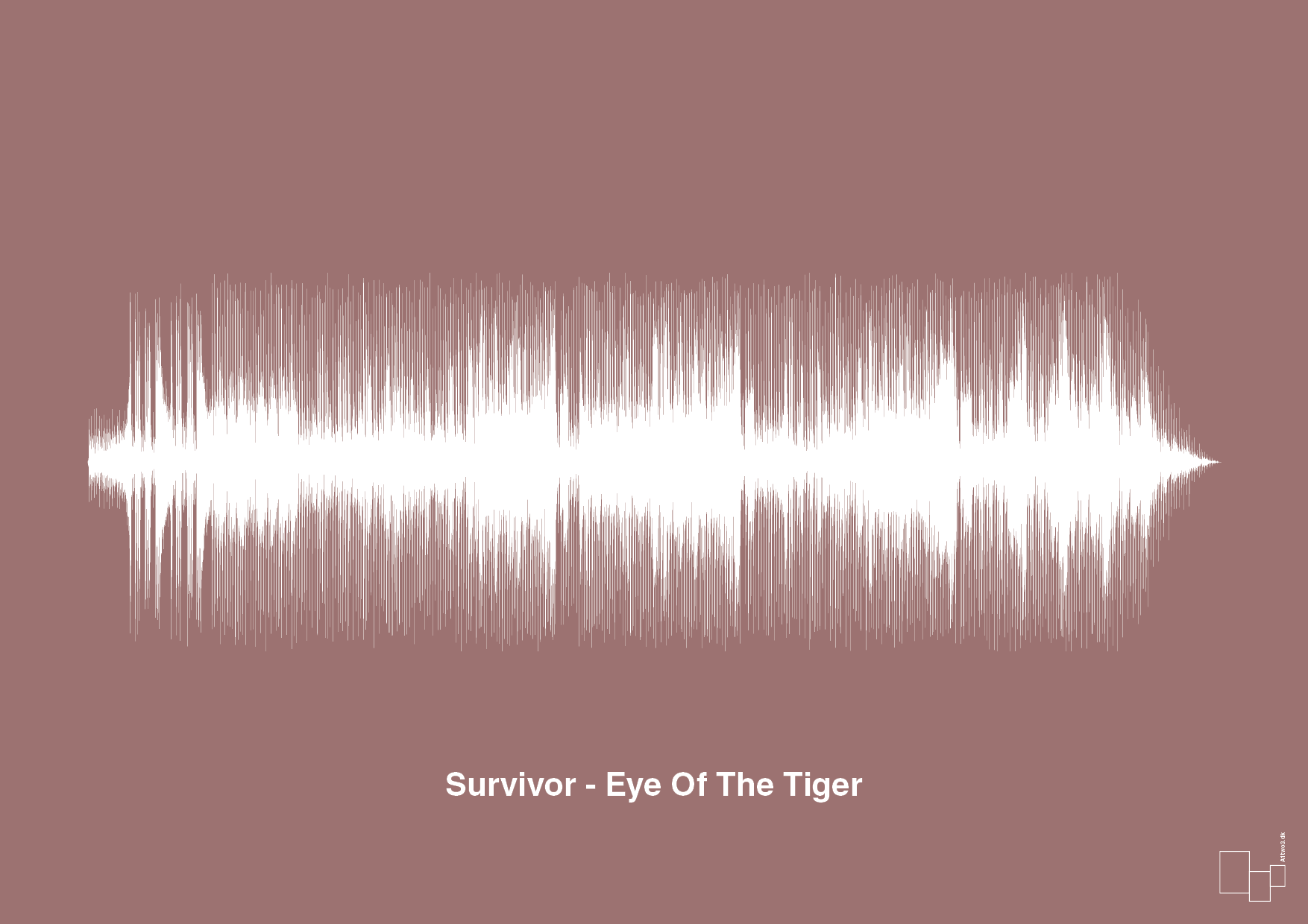 plakat: survivor - eye of the tiger - plum-Soundwave-A1two3