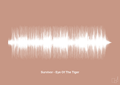 plakat: survivor - eye of the tiger - powder-Soundwave-A1two3