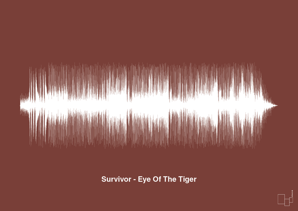 plakat: survivor - eye of the tiger - red pepper-Soundwave-A1two3