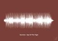 plakat: survivor - eye of the tiger - red pepper-Soundwave-A1two3