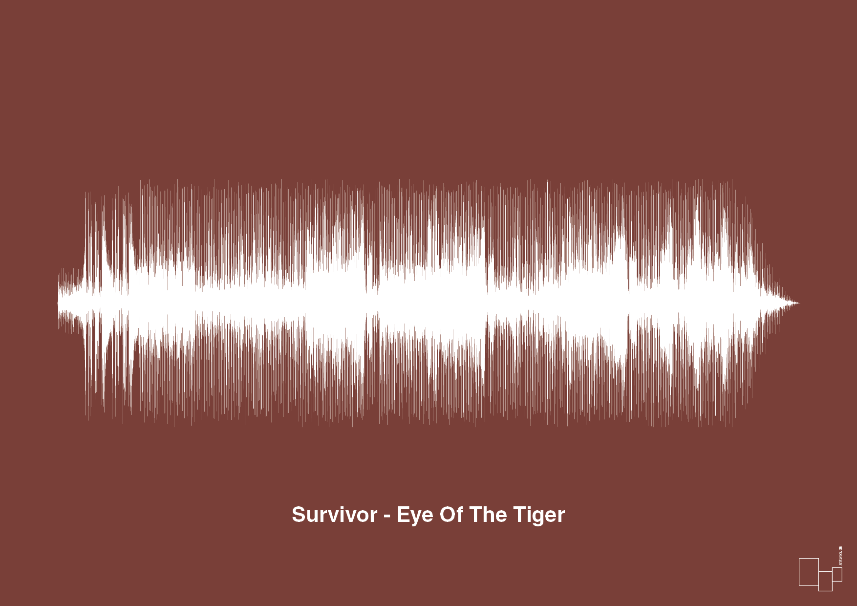 plakat: survivor - eye of the tiger - red pepper-Soundwave-A1two3