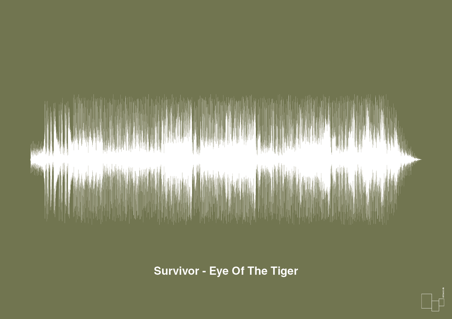 plakat: survivor - eye of the tiger - secret meadow-Soundwave-A1two3