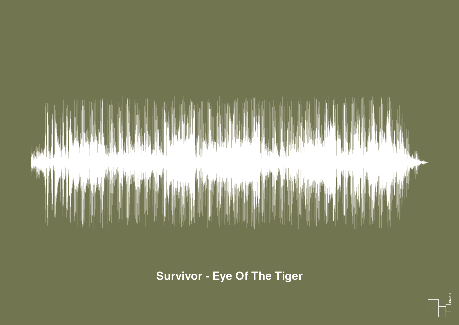 plakat: survivor - eye of the tiger - secret meadow-Soundwave-A1two3