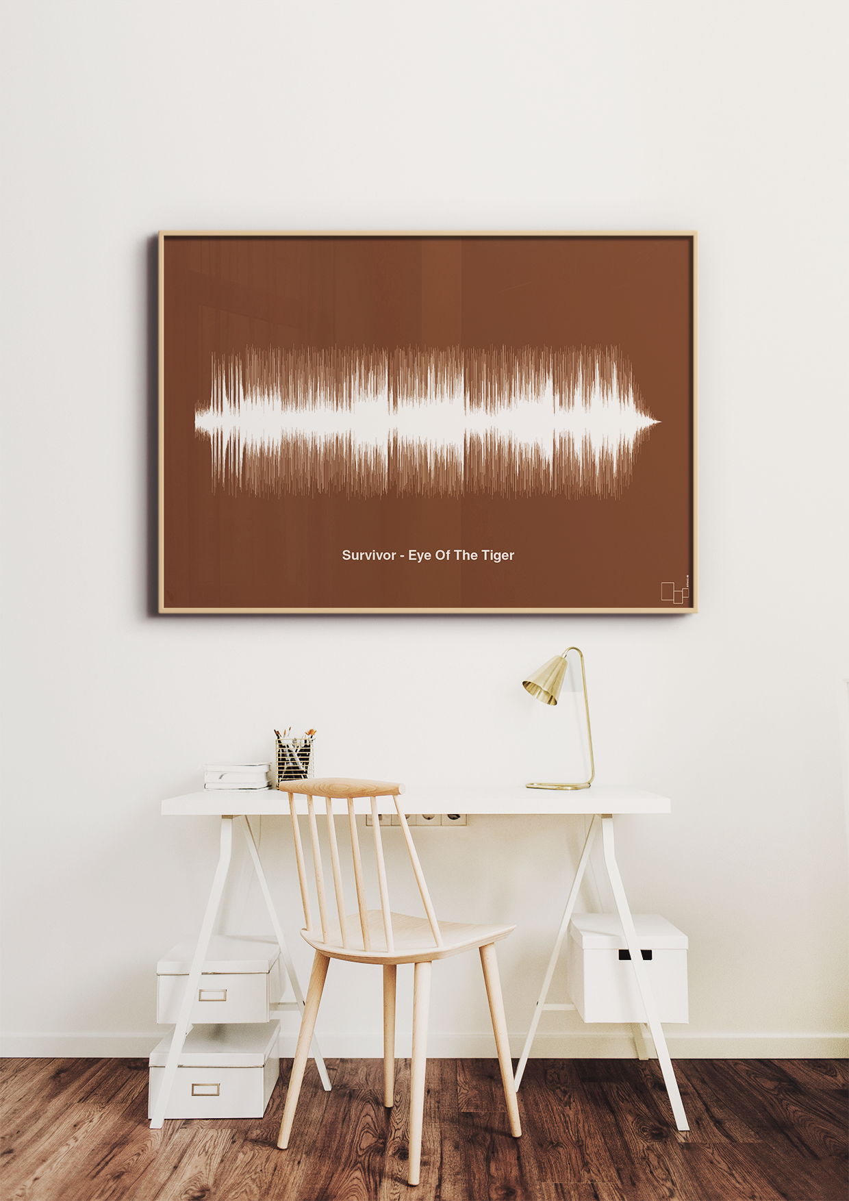 plakat: survivor - eye of the tiger - graphic charcoal-Soundwave-A1two3