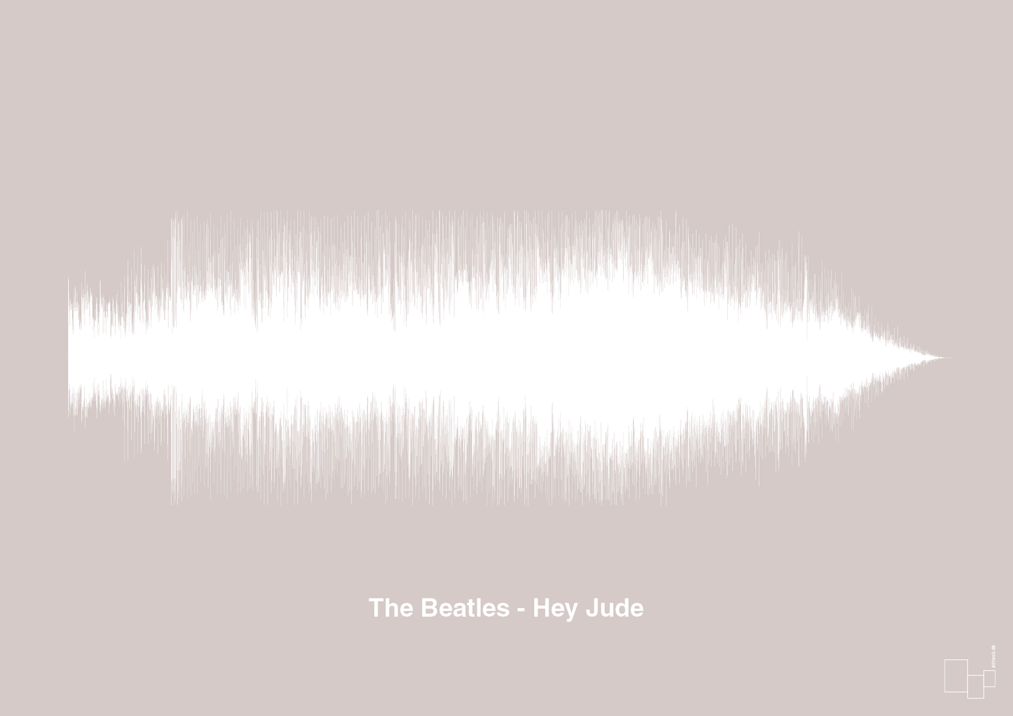 plakat: the beatles - hey jude - broken beige-Soundwave-A1two3