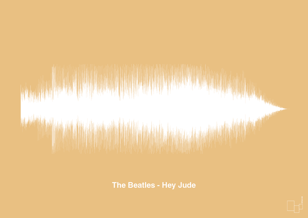plakat: the beatles - hey jude - charismatic-Soundwave-A1two3