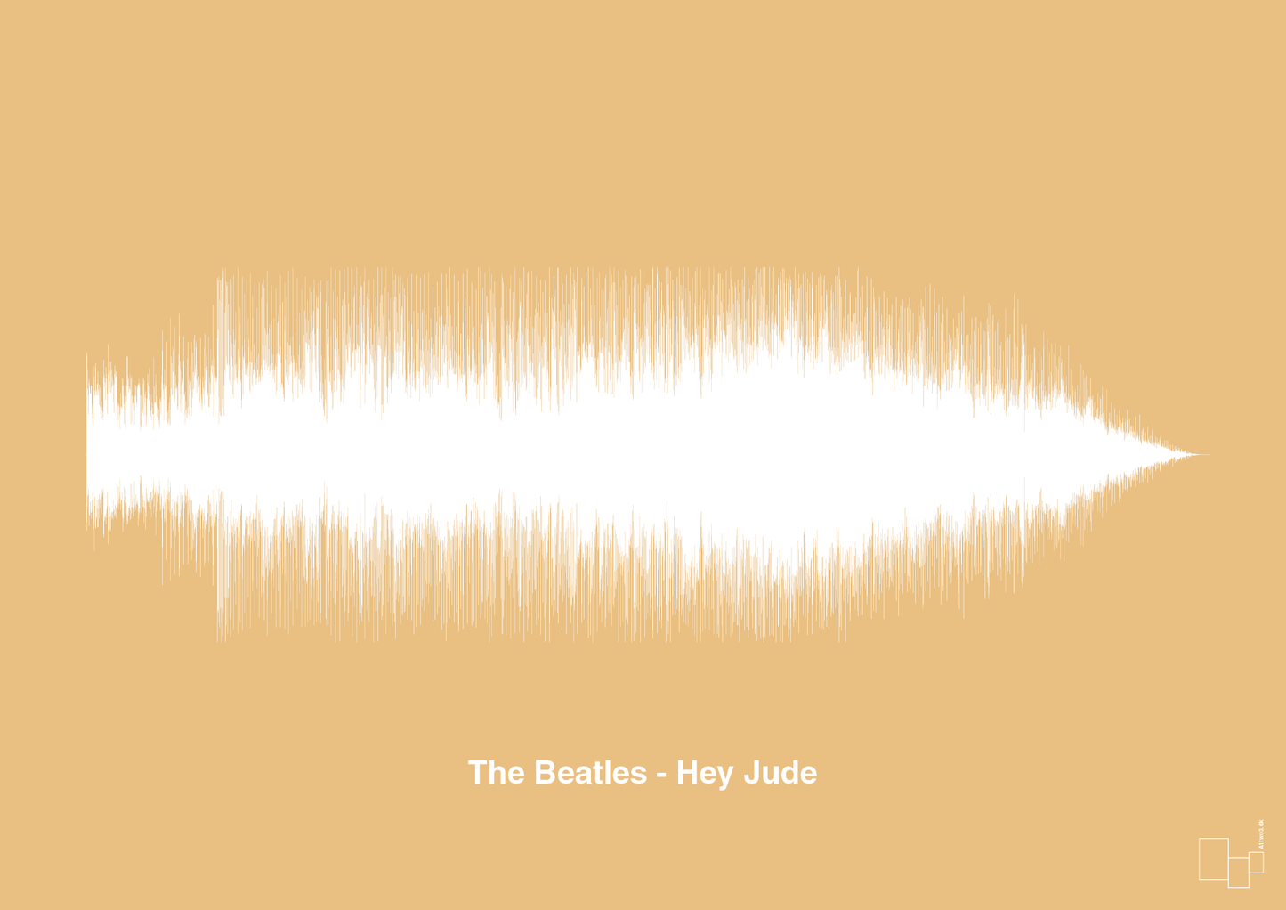 plakat: the beatles - hey jude - charismatic-Soundwave-A1two3