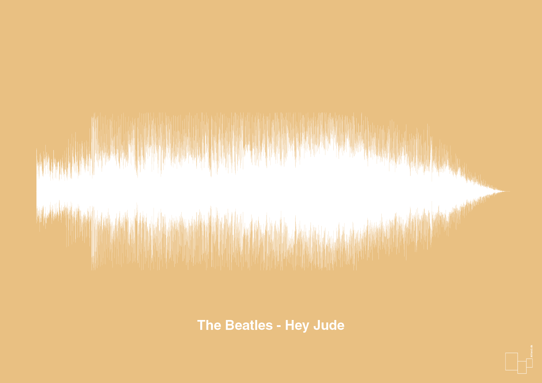 plakat: the beatles - hey jude - charismatic-Soundwave-A1two3